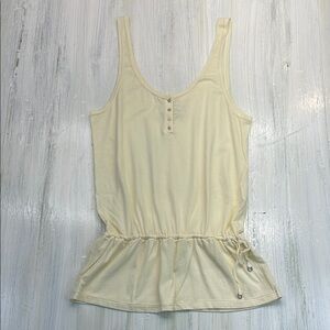 Abercrombie & Fitch Light Yellow Tank Top Sz M